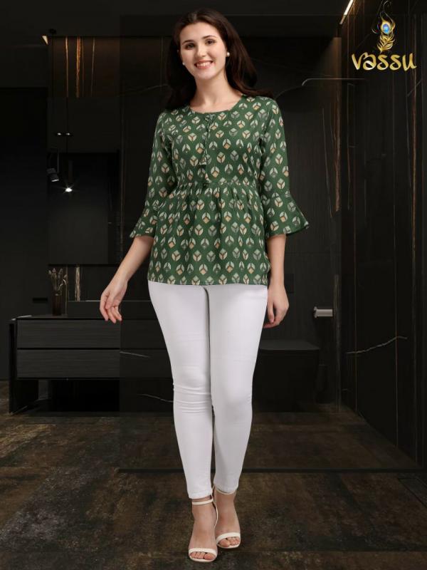 Vaasu Top 2 Stylist Cotton Printed Western Top 